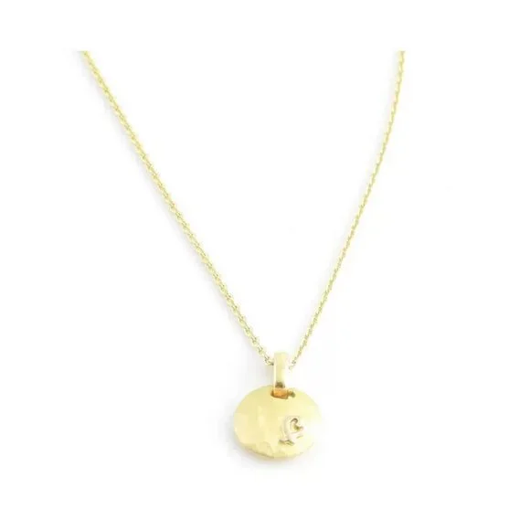 Tiffany's Paloma Picasso 18K Gold Hammered Disc with Loving Heart Necklace - Picture 4 of 5